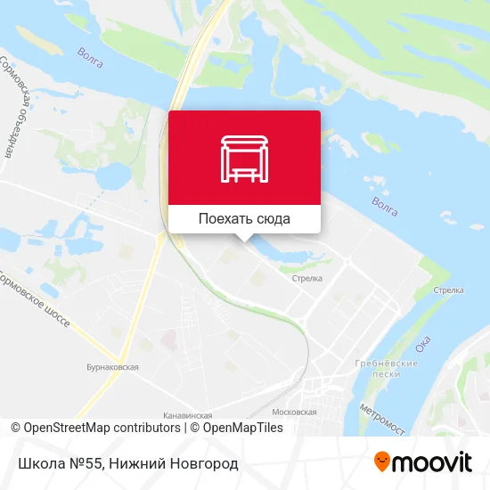 Карта Школа №55