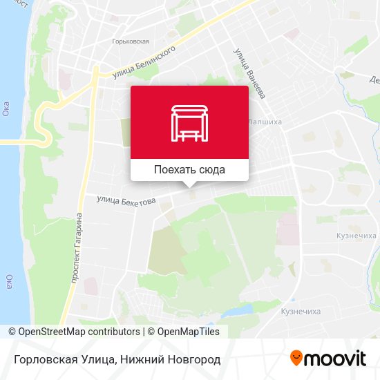 Карта Горловская Улица