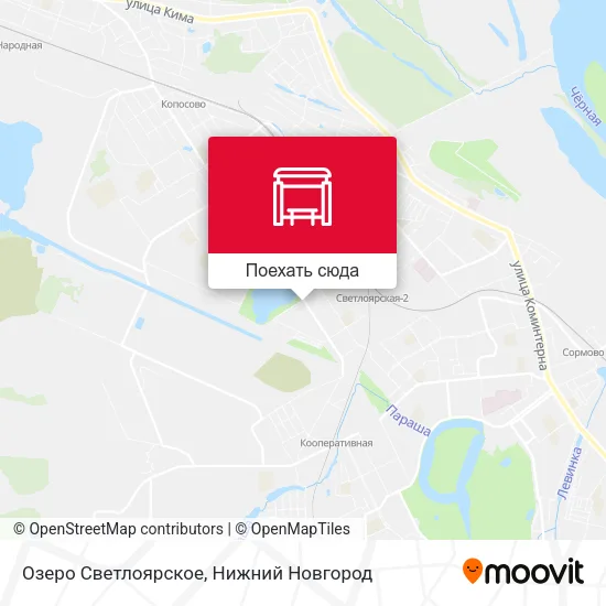 Карта Озеро Светлоярское
