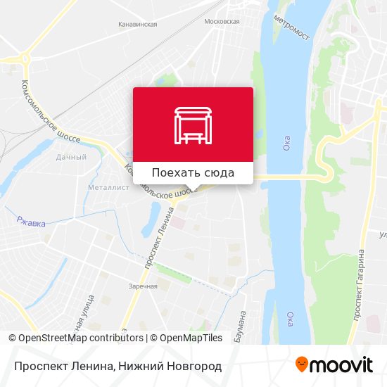 Карта Проспект Ленина