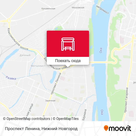 Карта Проспект Ленина