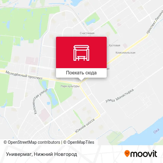 Карта Универмаг