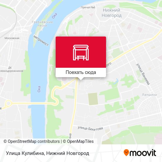 Карта Улица Кулибина