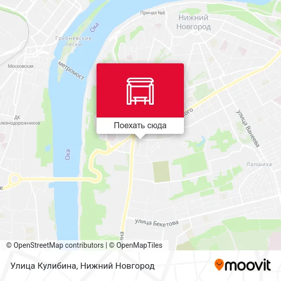 Карта Улица Кулибина