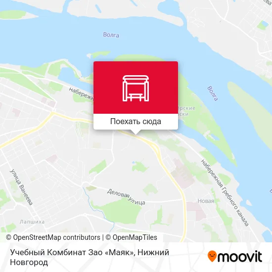 Карта Учебный Комбинат Зао «Маяк»