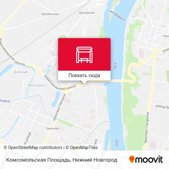 Карта Комсомольская Площадь
