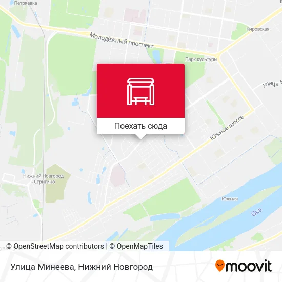Карта Улица Минеева