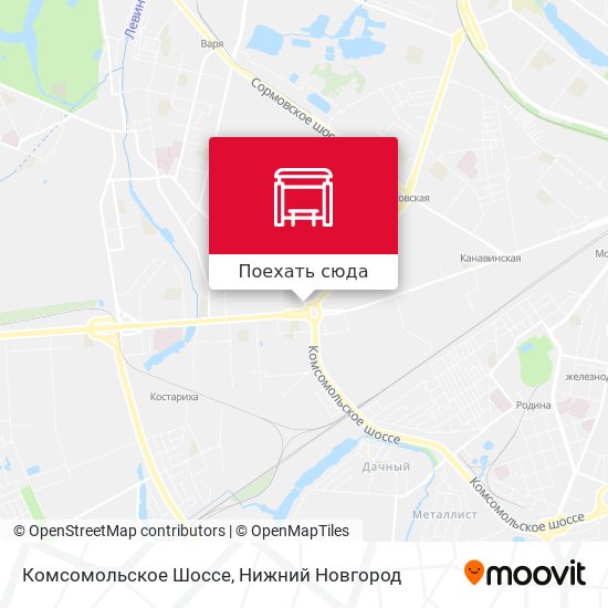Карта Комсомольское Шоссе
