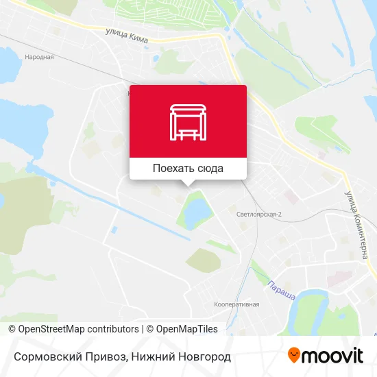 Карта Сормовский Привоз