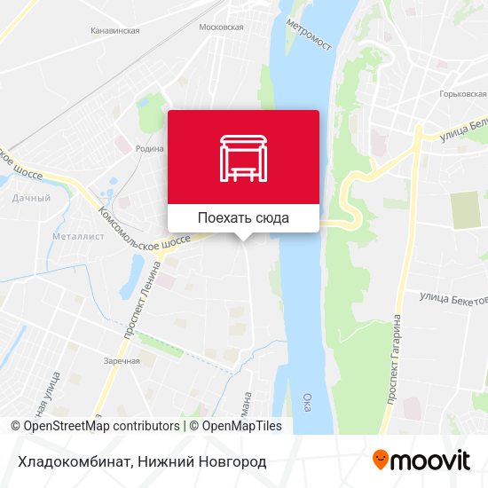 Карта Хладокомбинат