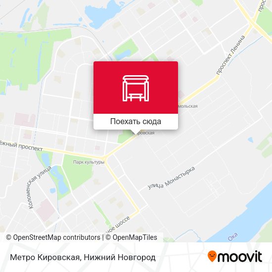 Карта Метро Кировская