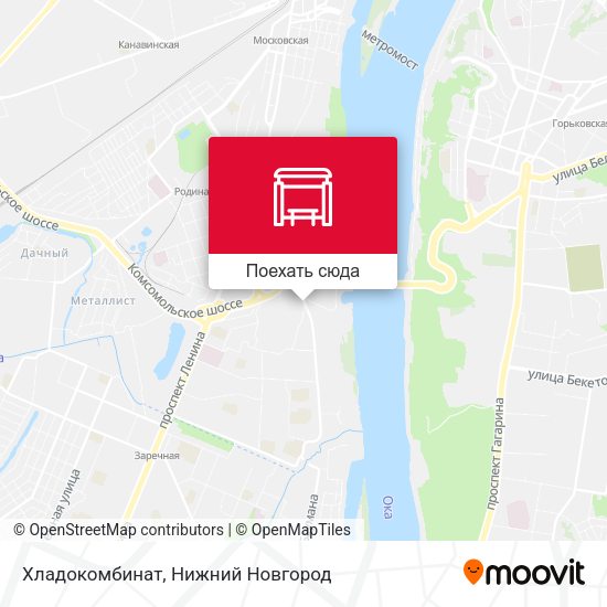 Карта Хладокомбинат