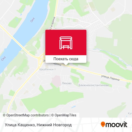 Карта Улица Кащенко