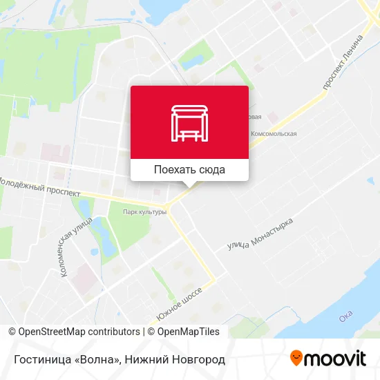Карта Гостиница «Волна»