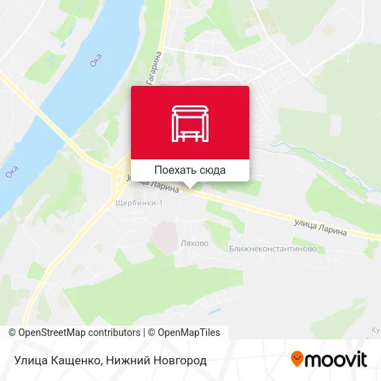 Карта Улица Кащенко