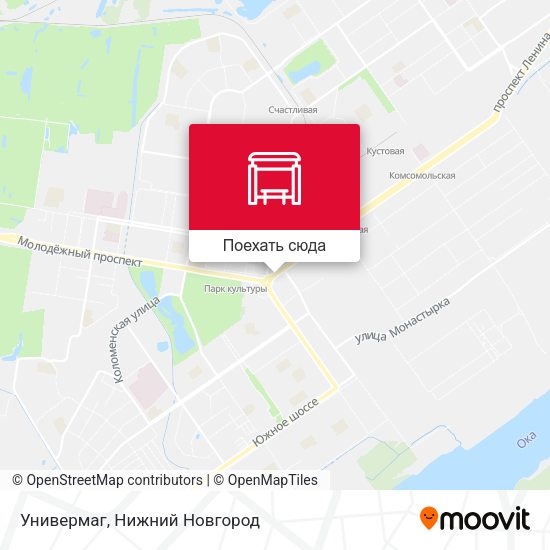 Карта Универмаг