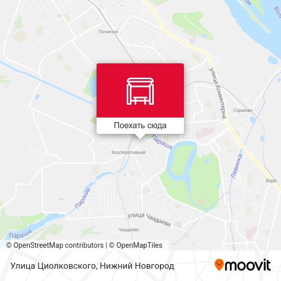 Карта Улица Циолковского