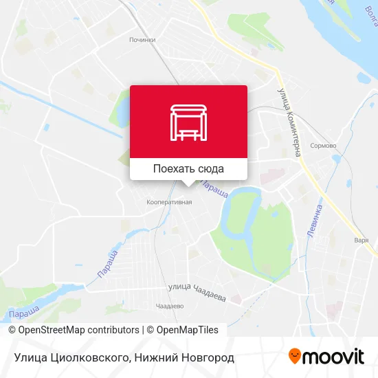 Карта Улица Циолковского