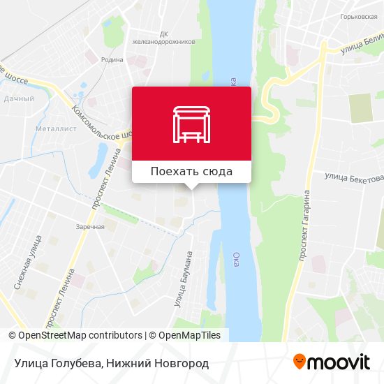 Карта Улица Голубева