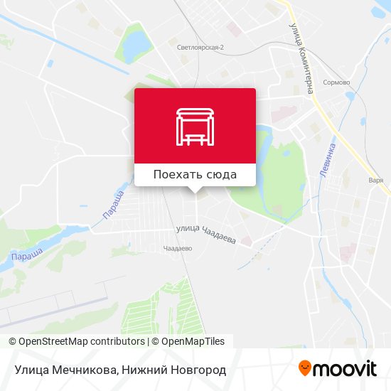 Карта Улица Мечникова