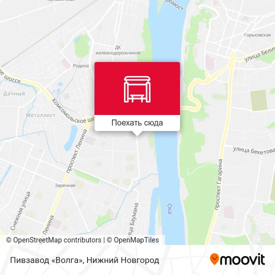 Карта Пивзавод «Волга»