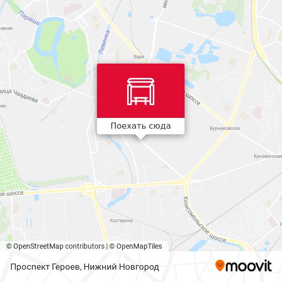 Карта Проспект Героев
