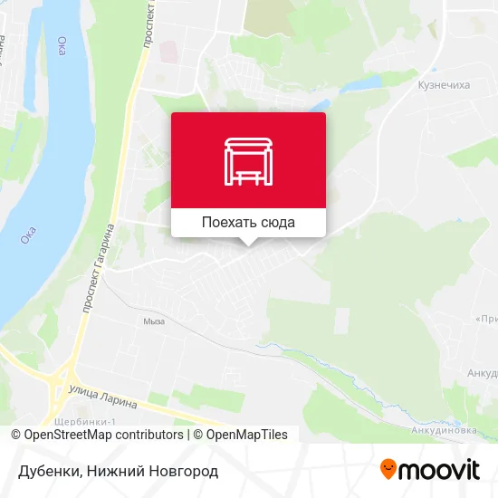 Карта Дубенки