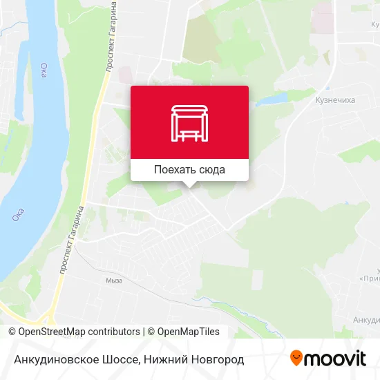 Карта Анкудиновское Шоссе