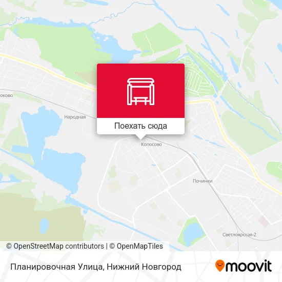 Карта Планировочная Улица