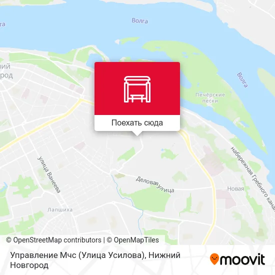 Карта Управление Мчс (Улица Усилова)