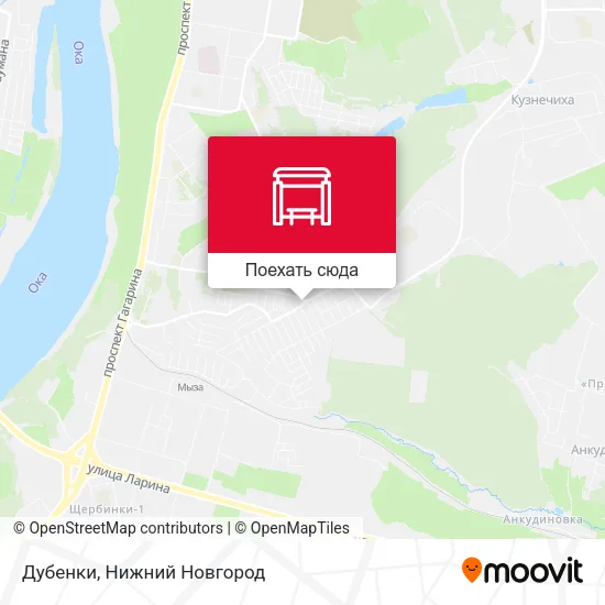 Карта Дубенки