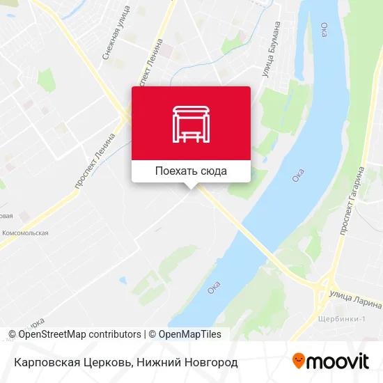 Карта Карповская Церковь