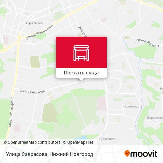 Карта Улица Саврасова