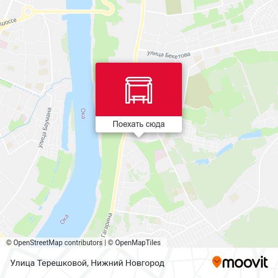 Карта Улица Терешковой