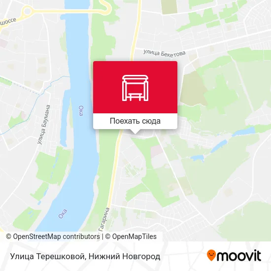 Карта Улица Терешковой
