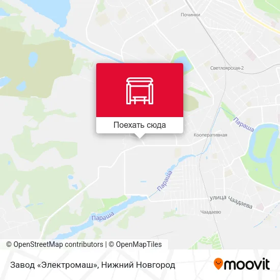 Карта Завод «Электромаш»
