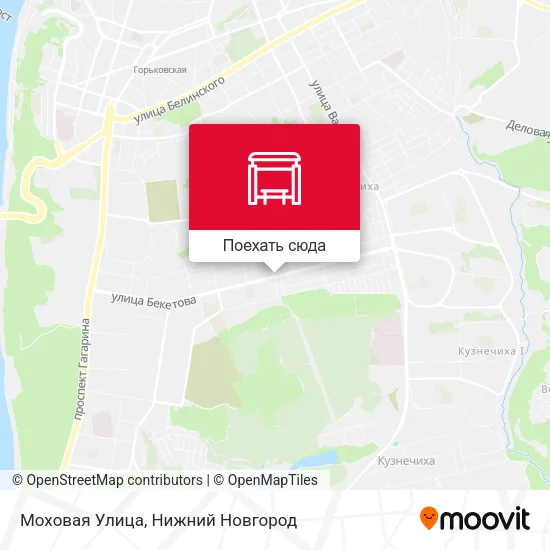 Карта Моховая Улица