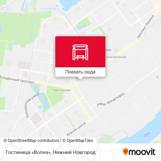 Карта Гостиница «Волна»