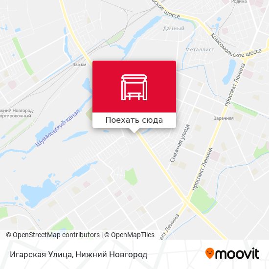 Карта Игарская Улица
