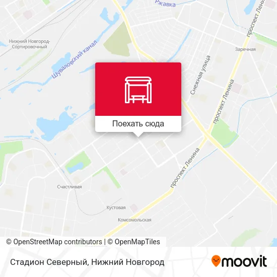 Карта Стадион Северный