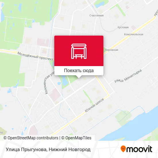 Карта Улица Прыгунова