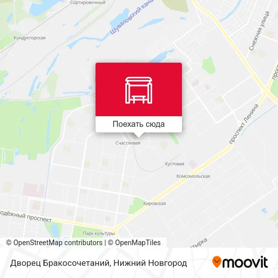 Карта Дворец Бракосочетаний
