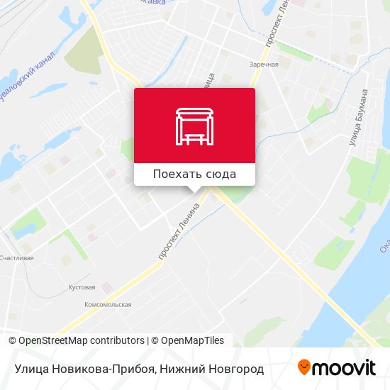Карта Улица Новикова-Прибоя