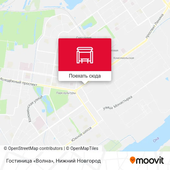 Карта Гостиница «Волна»