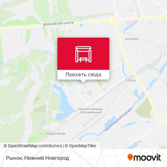 Карта Рынок