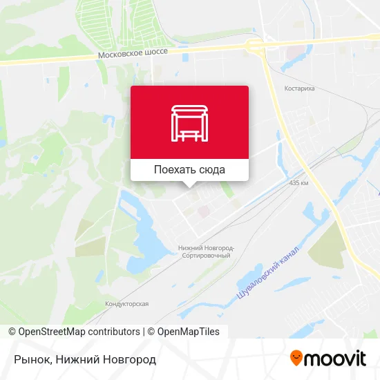 Карта Рынок