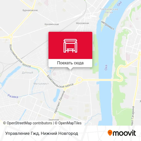 Карта Управление Гжд