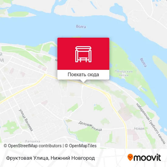 Карта Фруктовая Улица