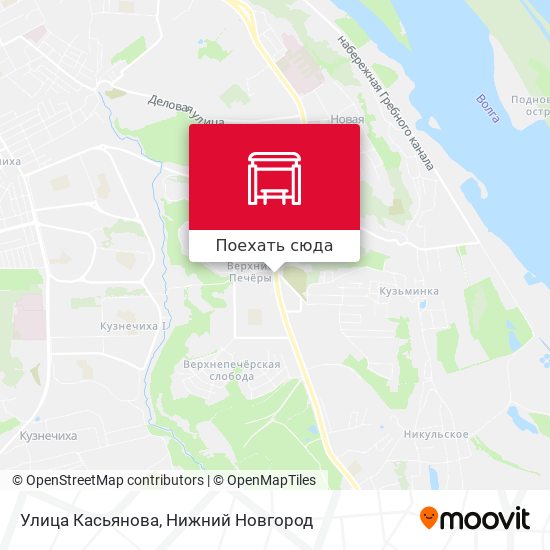 Карта Улица Касьянова