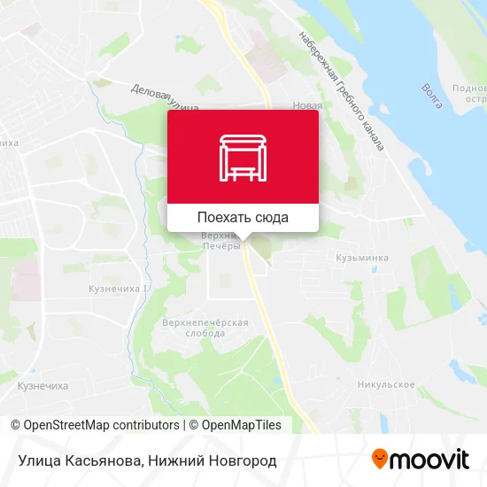 Карта Улица Касьянова